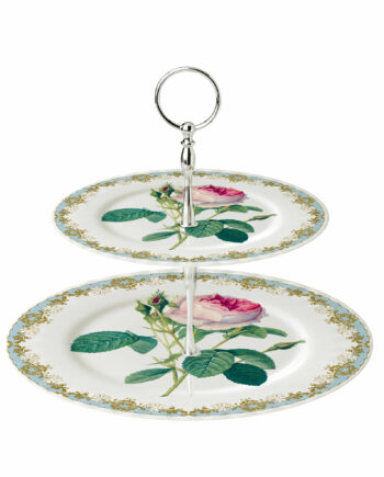 Soporte para dulces de 2 niveles "Vintage Rose"