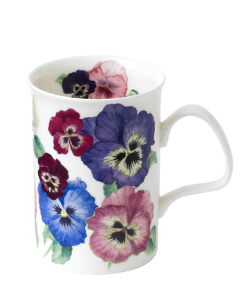 Taza lancaster "Pansies"