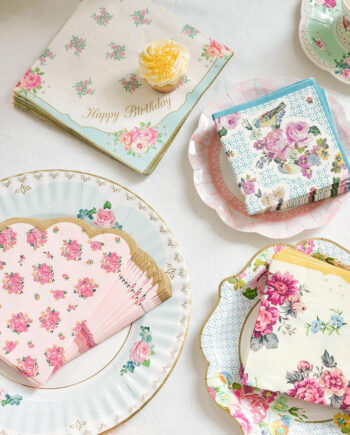Servilletas vintage Happy Birthday