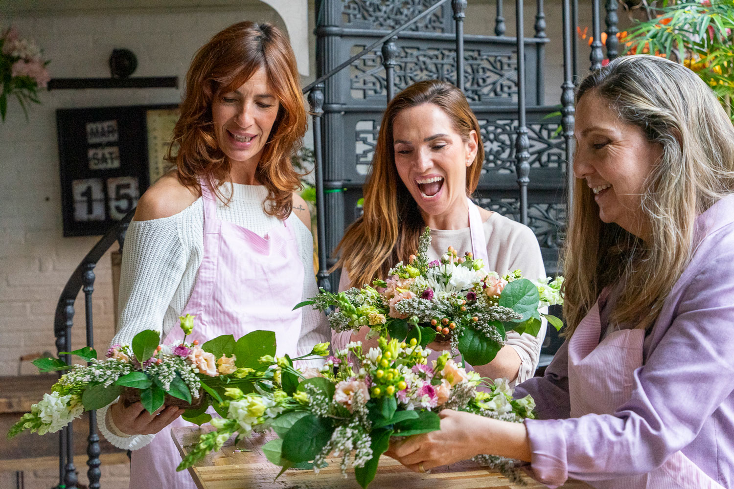Experiencia Taller floral centro de mesa