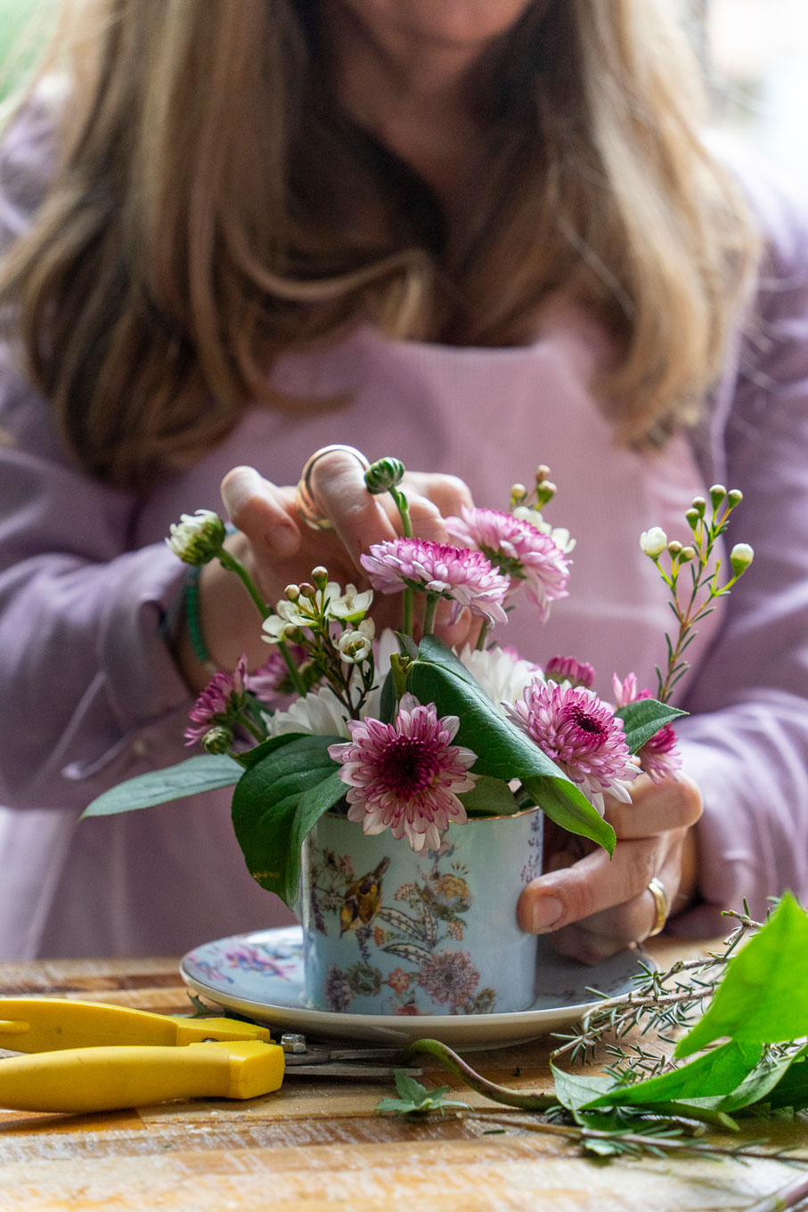 Experiencia Taller flores a la taza