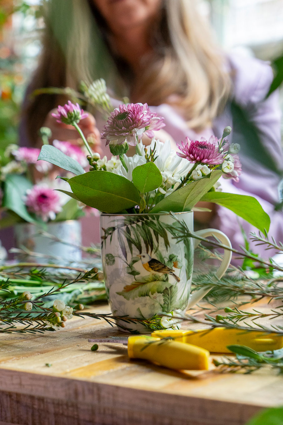 Experiencia Taller flores a la taza