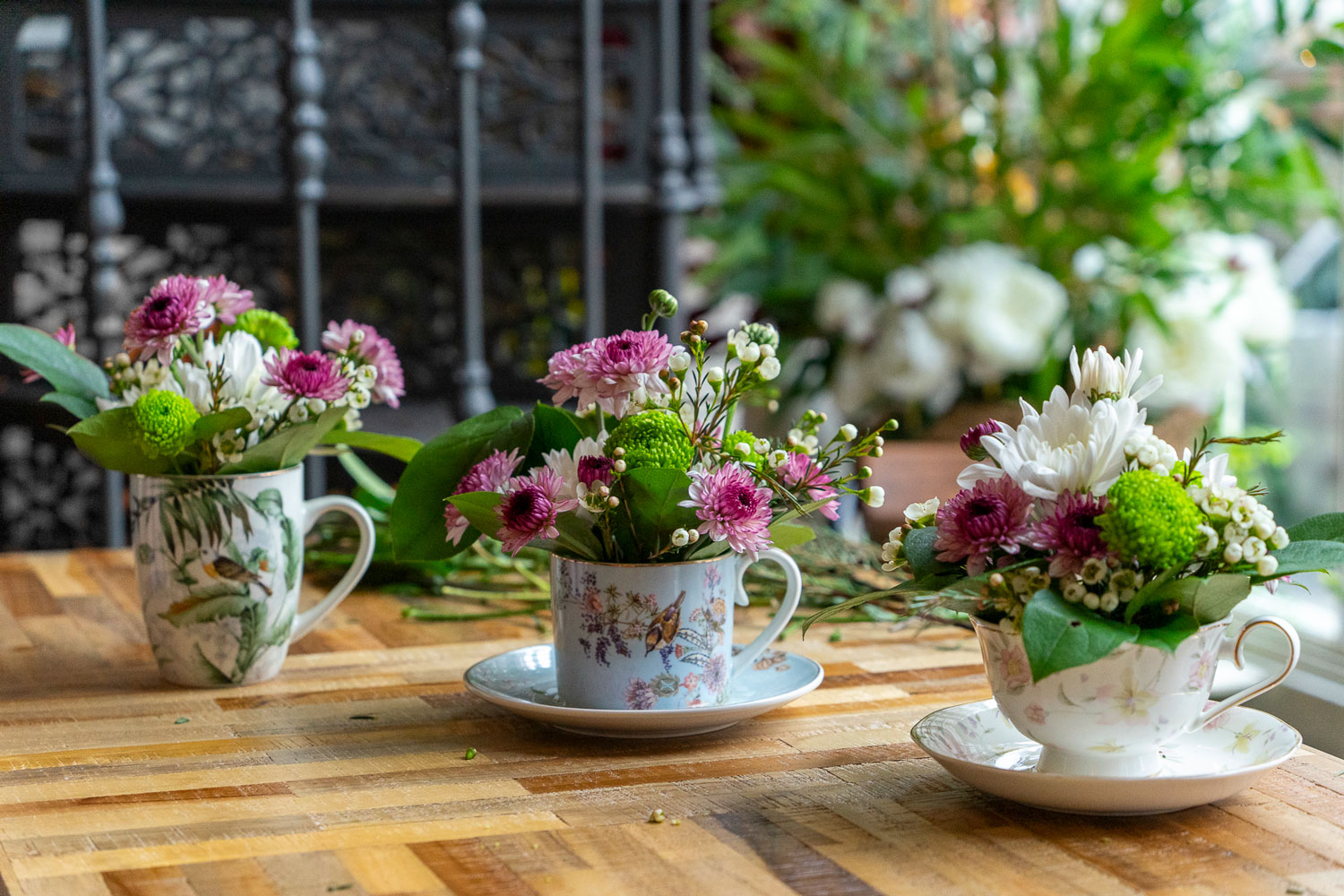 Experiencia Taller flores a la taza